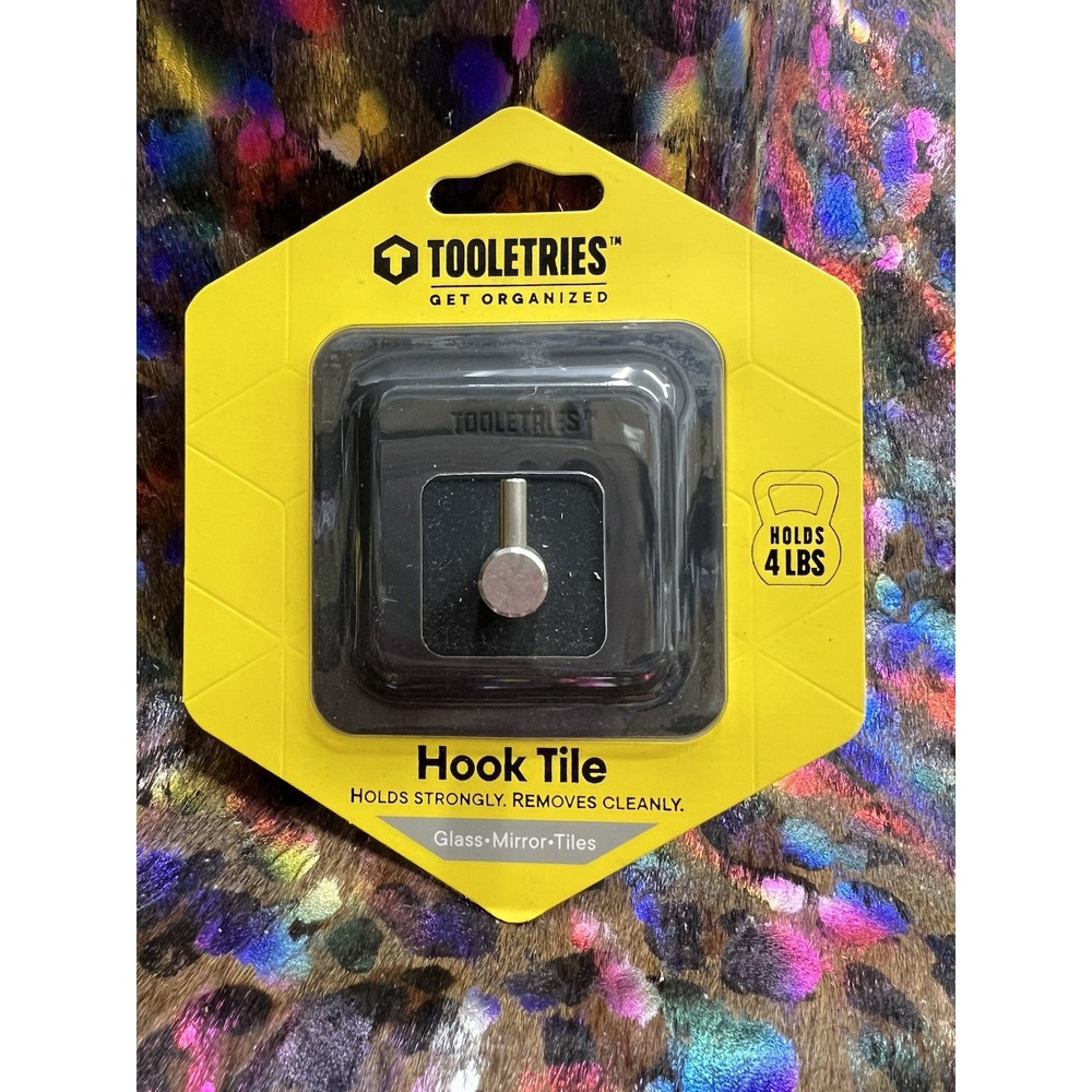 Tooletries The Arnold Stainless Steel Hook Tile Hold Up‎ To 4 Pounds
